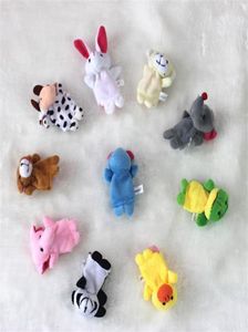 10pcslot bebek doldurulmuş peluş oyuncak parti lehine parmak kuklaları hikaye hayvan bebek el kukla çocuk oyuncakları çocuk hediye 10 ani6594922