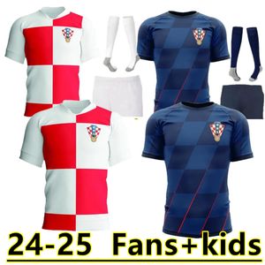 2024 2025 Nuova Croazia MODRIC maglie da calcio squadra nazionale MANDZUKIC PERISIC KALINIC 23 24 Maglia da calcio Croazia KOVACIC Rakitic Kramaric Uomo Bambini Kit uniformi 8888