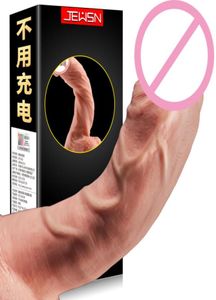 Wielkie realistyczne dildo dla kobiet elektryczne silikonowe sztuczne penis Gspot Masaż wibrator dildo dla kobiet masturbacja zabawka seksu q0326393047