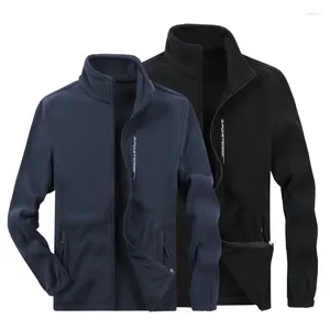 Men's Jackets 2024 Winter Outdoor Fleece Coat Padded Polar Jacket