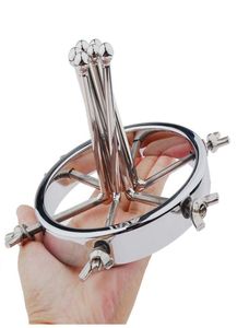 Dilatatore anale in metallo Dilatatore vaginale Morsetto Speculum vaginale Specchio Misura regolabile Plug anale Giocattoli adulti del sesso per donne Uomini Coppia 205795381