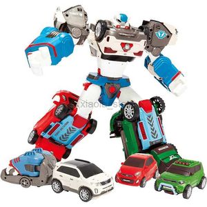 Transformation Toys Robots 3 w 1 Koreańska wersja Deltatron Transforming Toy Robots Korean Brothers Cartoon Anime Transformation Cars 2400315