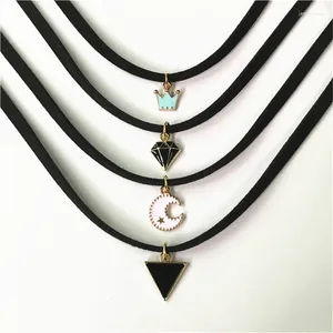 Choker Sale Retro Gothic Necklace Collar Punk Black Velvet Suede Women Short Chain Jewelry Bijoux Wholesale