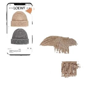 Clássico designer cashmere loewf malha senhoras gorro inverno lã tecido chapéu térmico para aniversário giftpf60