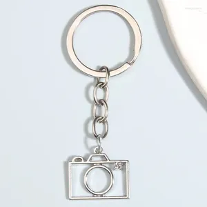 Chaveiros Metal Keychain Oco Câmera Chaveiro Pográfico Ferramentas Correntes Para Mulheres Homens Mochila Acessórios DIY Handmade Jewerly Presentes