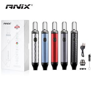 Original Anix Scorpion Nectar Collector Dry Herb Vaporizer 650MAh Variabel Spännings Ceramic Magnetive Connection 510 Tråd Vape Pen Pen Kits