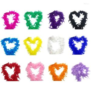 Lenços femininos pena boas cachecol para festas de carnaval estilo ocidental flapper cosplay traje de festa moda roleplay adereços dxaa