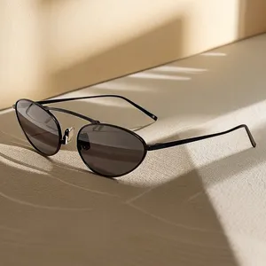 A048 Высокое качество металлическая оправа INS Горячие очки Cool Girl Роскошные дизайнерские солнцезащитные очки Женская мода УФ-очки