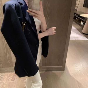 Spring luxury suit designer jacket womens fashion embroidered Suit coat casual work clothes cardigan long-sleeved tops women clothings