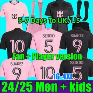 24 25 MINIMI SOCCER Jerseys Messis Beckham Football Shirts 2023 2024 Matuidi Higuain Trapp Pellegrini Pizarro FC Fan Fan Carranza Prez Morgan Kit