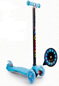 Scooter Flash Wheel Dzieci 312Y Outdoor Sports Toys Tricycle Wheels Kids Bike Push Skulan Skulnicy Regulowana wzrost G6525884