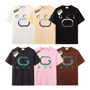 Mens Designer T-Shirt Summer GU Shirts Luxury Brand T Shirts Mens Womens Short Sleeve Hip Hop Streetwear Tops Shorts Clothing tees Clothes G-108 Size XS-XL