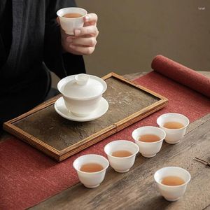 カップソーサー熱耐性小さなティーカップセットテイスティング熱断熱マグカップ中国の茶cups