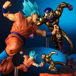 Figuras de brinquedo de ação 15cm anime super saiyan goku figura de ação em pvc modelo colecionável brinquedo de boneca