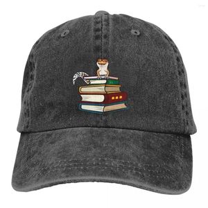 Ball Caps Pure Color Cowboy Hats Lopard Book Women Hat Sun Visor Baseball Gecko Lover Peaked Trucker Tato