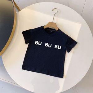 Kardeş kardeş pamuk tshirts moda yaz yuvarlak boyun baskı mektubu klasik tişörtler jumper jumper çocuk kızlar erkekler lüks tasarımcı tees çocuk bebek giyim