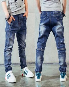 Boy039s Jeans Children039s Odzież Chłopcy Jeansowe Wiosna i Autumn Splashink Pants 3 4 5 6 7 8 9 10 11 12 13 14 Yea32927952018125