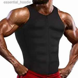 Intimo modellante per il corpo da uomo Corsetto in vita per uomo Cintura dimagrante per il sudore Gilet per sauna Intimo per la pancia Bruciatore di grasso Petto Legante addominale Cintura riduttiva Body ShaperC24315