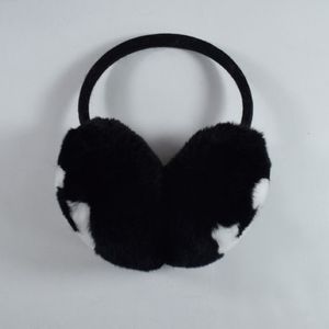 Inverno earmuffs feminino coelho veludo earmuffs marca clássica orelha muffs moda quente pelúcia earmuffs297e