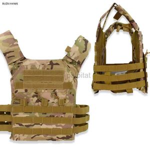 Taktiska västar Taktisk jaktväst utomhus JPC Molle Plate Vehicle Vest Game CS paintball Windbreaker Vest Bulletproof Military Equipment 240315