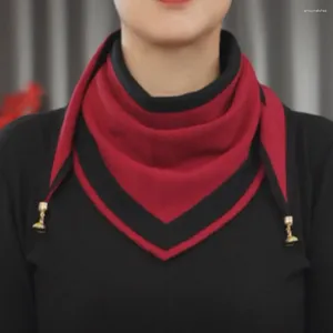 Шарфы женские шейный шарф вязаный толстый теплый женский с магнитной связью для мягкой зимней защиты обертывание