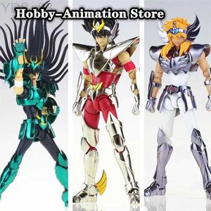 Anime manga i lager fantastiska leksaker myt tyg ex final pegasus seiya drake shiryu cygnus hyoga v3 action figur brons greaty gt yq240315