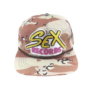 Seks Records Brim Baseball's Chrow Crow Flat Język moda marka Matty Boy Hat