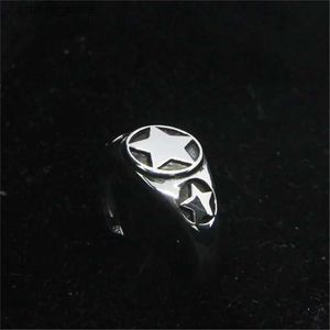 Cluster Rings Size 6-10 Dropship 925 Sterling Silver Polish Star Ring Newest Lady Girls S925 Fashion Popular Ring L240315