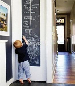 45x200cm Retestes de parede de quadro -negro Blackboard Black Black Bacho