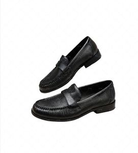Mens Oxfords Cow Leather Shoes for Drivers Dress Slip On Rubber Outsole Black Shoes Size 38-46