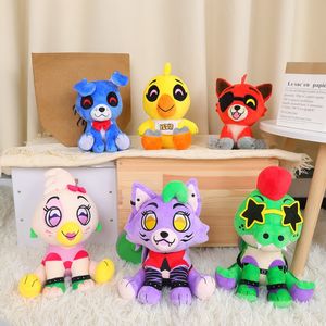 Nuova stella coccodrillo bambola FNAF gioco bambola periferica carino posizione seduta piccolo lupo peluche