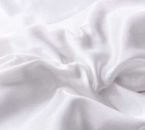 Slowdream White 100% Silk Bedding Set Home Textile King Size Bed Set Bedclothes Duvet Cover Ft Sheet Pillowcases Whole68023974687422