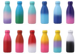 500 ml Sport Outdoor Thermoskannen Reisewasserflaschen Isolierte Flasche Tasse Cola-Form 304 Edelstahl Bunte tragbare Thermoskanne 1015554