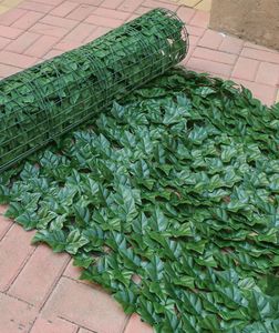 50x100cm Artificial Plant Leaf Garden Decorations Fence Screening Roll UV Fade Protected Privacy Green Wall Landscaping Ivy Lawn5223136