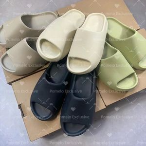 Mens slides de designers liso para mulheres homens vermelhões de mineral azul sandals puro puro resina óssea cogito deserto ararat runr slides ye casual praia sapatos