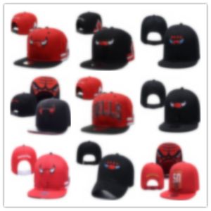 wholesale New Caps brand basketball Snapback Leather Hats Black Color Cap Football Baseball Team Hats Mix Match Order All Caps Top Quality Hat mixed order