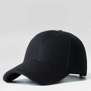 Mann große knochen große hut kappe Männlich Herbst und Winter Warme Wollfilz Hut Männer Große Größen Baseball Caps 50-60 cm 60-64 cm T200409193M