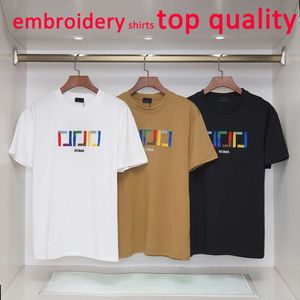 2024 fashion Designer shirt Mens Womens 100% Cotton Clothing Tops Casual Full Letter Shirts Luxury Polo Sleeve Clothes embroidery letters top quality
