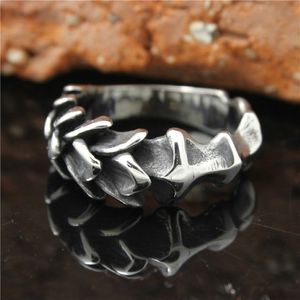 1pc Mens Boys 316L Stainless Steel US&Europe Style Scale Layer Selling Ring Whole 2150