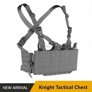 Tactical Vests Tactical Box Type Knight Camo Built-in 4.56mm Bag Mag Case With Molle System Movie Props Tactical Vest For Game 240315