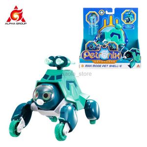 Giocattoli di trasformazione Robot PETRONIX DEFENDERS Max Mode Pet shell-e 2-in-1 Trasformazione da Tartaruga a Auto di Soccorso Trasformazione Figura Giocattolo Anime per Bambini 2400315