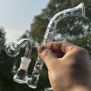 Mini Water Bongs Glass Hookah Bubbler Recycler Rurki palenia 14 MALE 45 ﾰ MISK OLEJ OLEJ RIPOWY RIPOWA