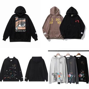 Men's Hoodies Sweatshirts Hoodie Designer Galleries Top Dept Gary Painted Graffiti Used Letters Printed Loose Casual Fashion Mens and Womens Hoody