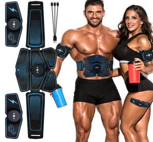 Stimolatore muscolare addominale Trainer EMS Abs Attrezzatura per il fitness Attrezzatura per l'allenamento Muscoli Elettrostimolatore Toner Esercizio a casa Palestra1023340