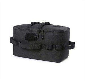 Outdoor Camping Gas Tank Storage Bag Large Capacity Ground Nail Tool Bag Gas Canister Picnic Cookware Utensils Kit Organizer a70