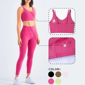 Lu Align Limone Cintura regolabile WISRUNING Reggiseno sportivo per spalle Donna Top da yoga Fiess Abbigliamento sportivo femminile per abbigliamento da palestra Intimo da allenamento giuro