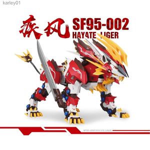 Transformation Toys Robots Model Robol Zoids 1/72 Handing Building SF95-002 Hayate Liger Armor Unchained Mobile Suit Assemble Model Gifts YQ240315
