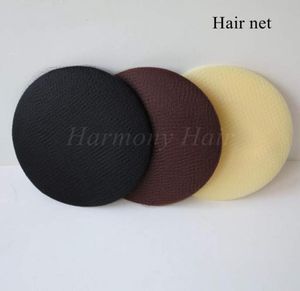 50 pieceslot Nylon Hair Nets color Black Brown and White hairnets is used for package curly hair and wig cap9479497