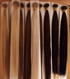 Elibess najwyższej jakości Nano Pierścienie Hair Extensions Podwójnie narysowany 1 g/pasmo 100 g/pakiet 16 