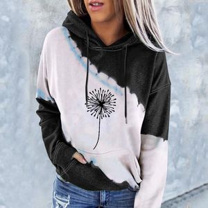 Hoodies femininos punk fada estética kpop ropa mujer gótico feminino correspondência de cores casual impressão pulôver com capuz bolso manga longa topo